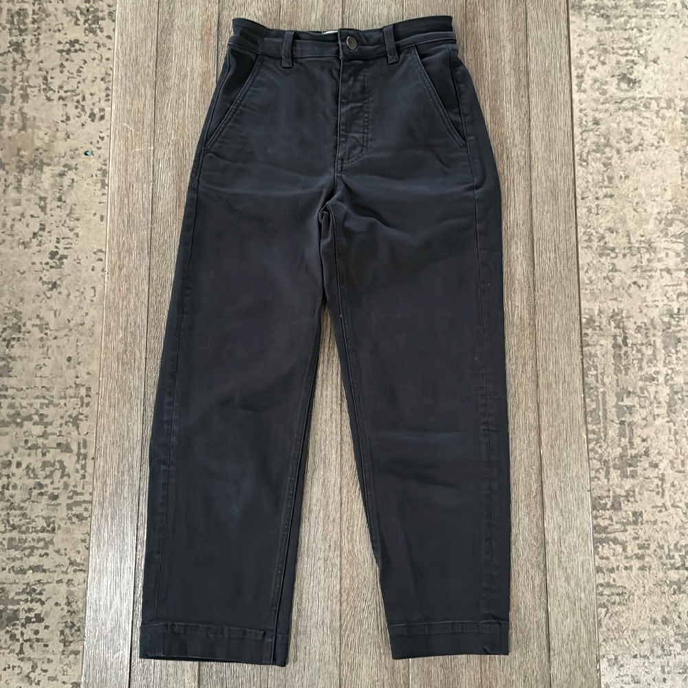 Everlane The Straight Leg Crop in Black 00